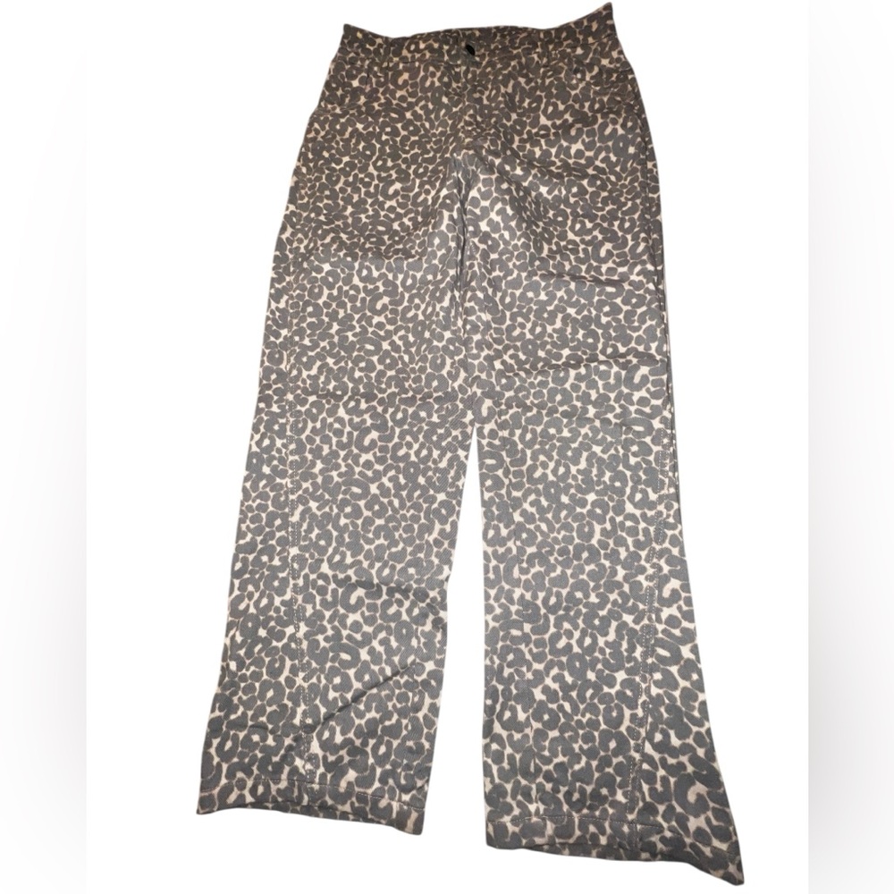 Wild Fable Leopard Print Pants 90’s Style Size M 32 x 31”